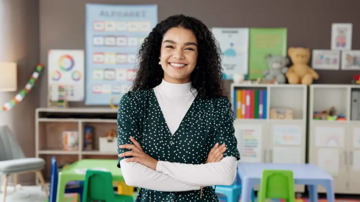 STEM Code agent with students in a coding classroom